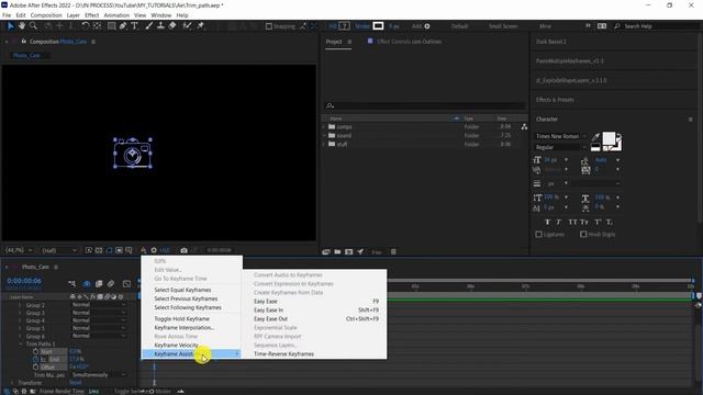 Шейповая анимация линий в After Effects | Trim path | Трим пас смотреть онлайн