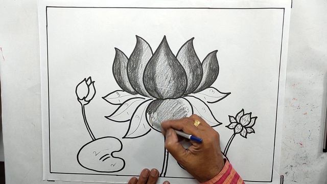 Class 6 SM Art How To Draw Lotus Composition 17 06 2021 смотреть онлайн