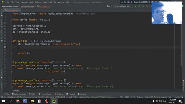 AIOGRAM ► FSM - машина состояний ПИШЕМ ПРИЛОЖЕНИЕ Telegram bot ПРОГРАММИРОВАНИЕ ПО ПЛЕЙЛИСТАМ