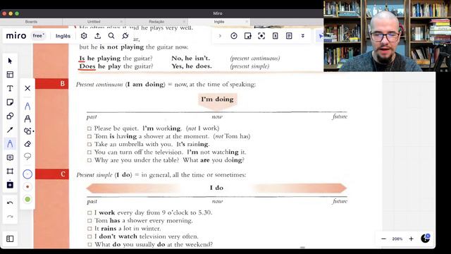 Present Continuous x Present Simple | Unit 8 | Essential Grammar In Use | Prof. Mateus Teixeira смотреть онлайн