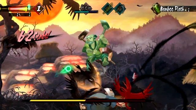 [PS Vita] Muramasa Rebirth - [Gonbe] - Boss: Attack of the Crows смотреть онлайн