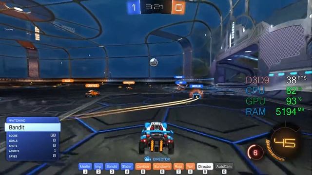 Intel UHD Graphics 610 -- Intel Celeron G4900 -- Rocket League FPS Test смотреть онлайн