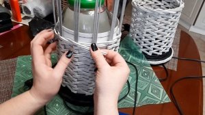 Вариант окончания японского послойного плетения