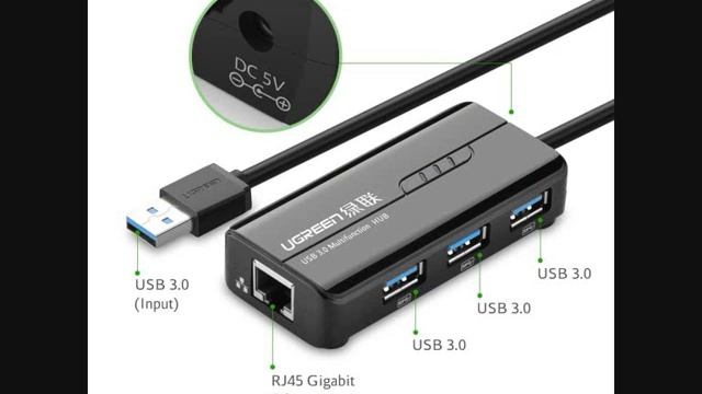 ✔️ Ugreen USB 2.0 to 10/100 Fast Ethernet Lan Wired Network Adapter for Macbook, Chromebook, Window смотреть онлайн