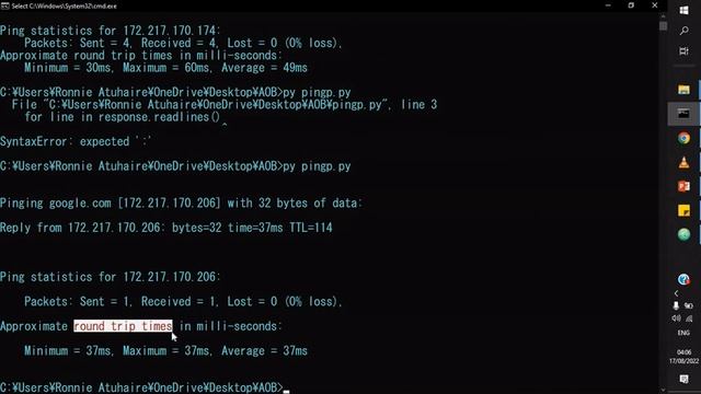 Ping With Python Instead смотреть онлайн