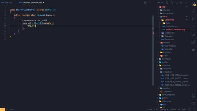 Create Your Own Url Shortener With Laravel 8 - Part 3 - Short URL and Store to DB смотреть онлайн