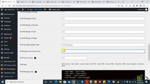 How to Generate PDF File Using Contact Form 7 in WordPress