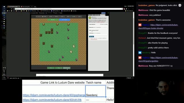 Ludum Dare 40 - Stream - Testing: Gophergeddon смотреть онлайн
