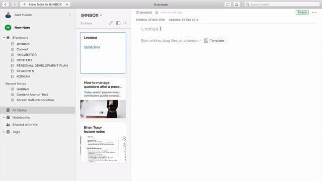 Working With Evernote | The NEW Templates Feature! смотреть онлайн