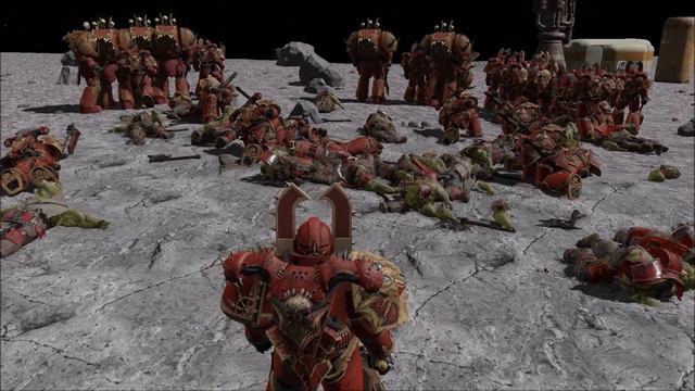 KHORNE BERZERKERS VS ORKS MELEE COMBAT ONLY смотреть онлайн
