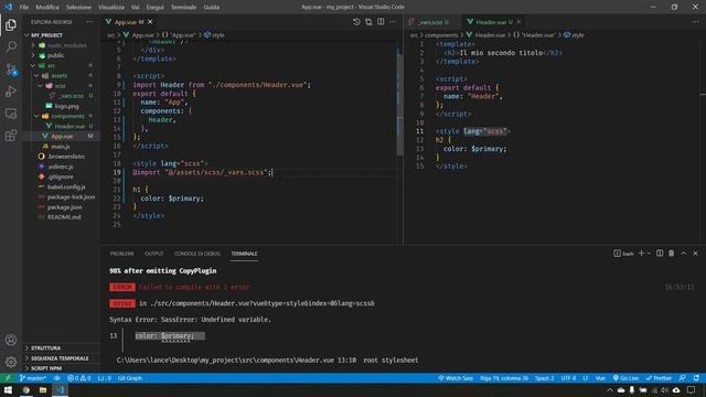 How to make SASS variables Globally available in all VueJS components смотреть онлайн