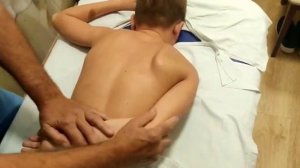 Детский массаж спины.