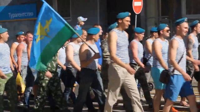 Парад день ВДВ. Рыбинск смотреть онлайн