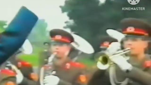 USSR And Ukrainian SSR Anthem _ KVIRTU-PVO Troops Inspection 1991