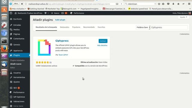 Incluir un GIF animado en wordpress de un sitio externo смотреть онлайн