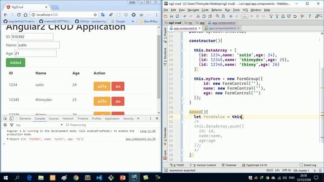 Angular CLI #24 CRUD Application смотреть онлайн