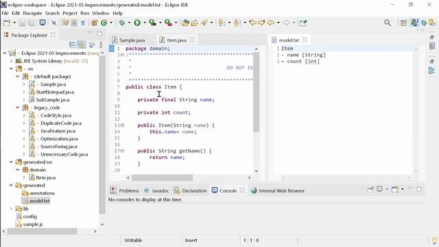 Eclipse 2021-03 Java IDE Improvements смотреть онлайн