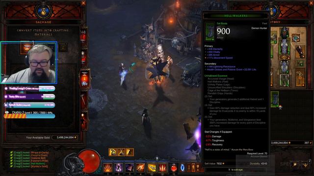 D3 EP#77 - S25 "GR PUSH 100+ DEMON HUNTER" | W.I.W | Diablo 3 смотреть онлайн
