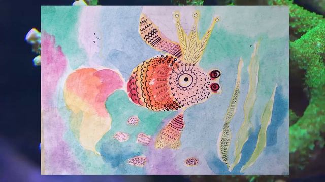 Выставка детского рисунка "Обитатели глубин Черного моря" СК Краевско-Армянское смотреть онлайн