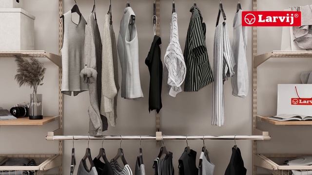 Гардеробная Larvij разных цветов