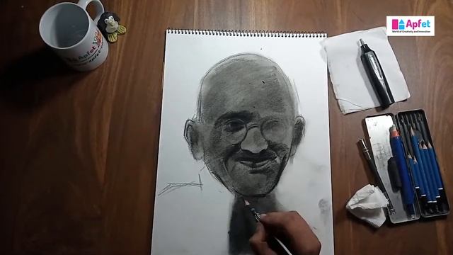 Portrait of Mahatma Gandhi смотреть онлайн