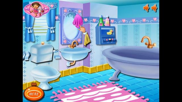 NEW Игры для детей—Disney Эльза Холодное сердце Уборка в ванной—Мультик Онлайн Видео Игры девочек смотреть онлайн