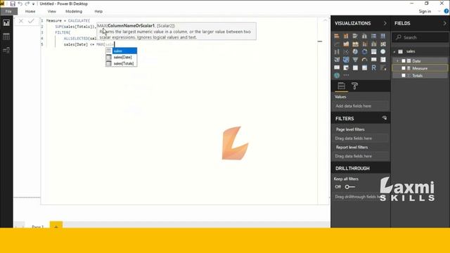 Running total of a measure - Microsoft Power BI Desktop | Running totals Dax Function смотреть онлайн