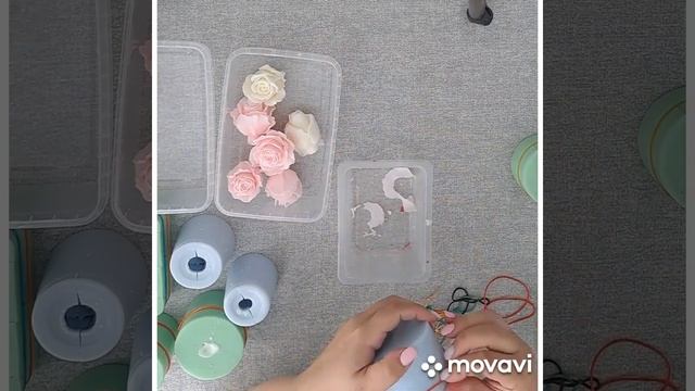 Розы из мыла ?. Доставим цветочки из форм. смотреть онлайн