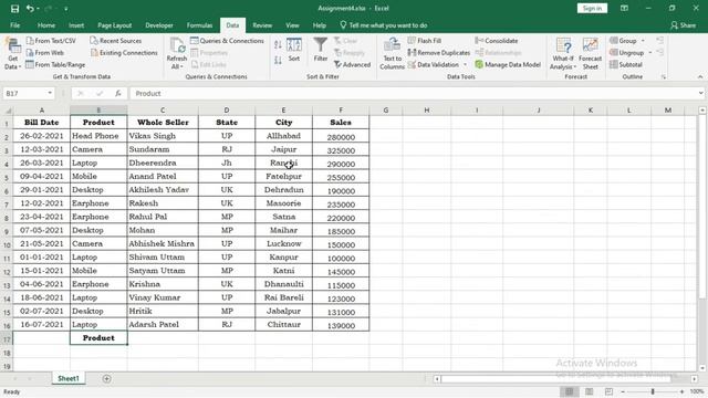 Excel assignment on advance filter | Assignment 4 | Excel assignment on validation смотреть онлайн