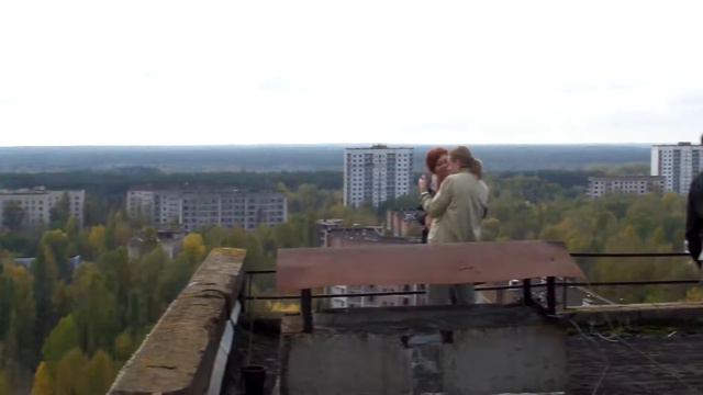 Крыша 16-ти этажки в Припяти смотреть онлайн