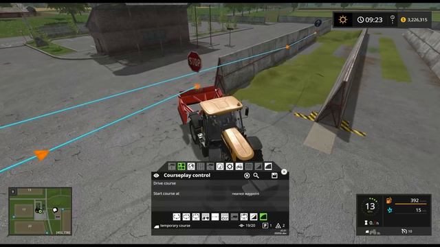 Farming Simulator 17 Courseplay Tutorial -How to use levelling mode -#FS17 смотреть онлайн