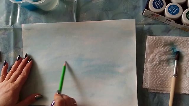 "Белый лебедь" - рисование с элементами аппликации смотреть онлайн