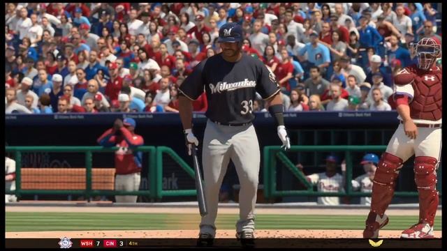 WHAT A GAME!- NYY/PHI Connected Franchise (vs. Brewers): MLB The Show 16 (PS4)-EP5B смотреть онлайн