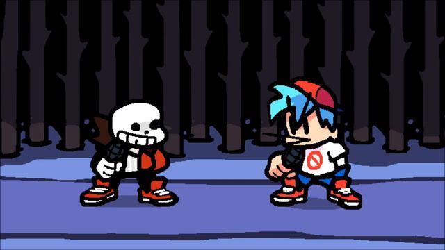 Hardtale Sans VS Friday Night Funkin' смотреть онлайн