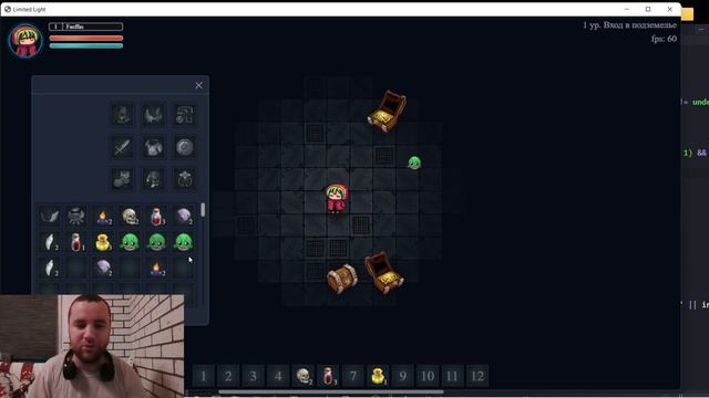 Этапы разработки инвентаря MMORPG игры на Российском игровом движке PointJS смотреть онлайн