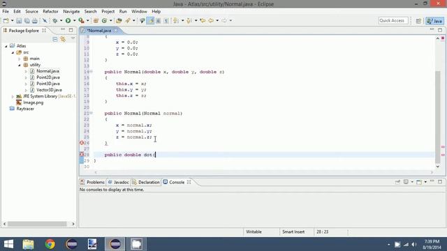 Raytracing in Java - Episode 3 (Utility Classes) смотреть онлайн