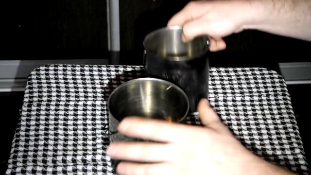 Самодельные печка- щепочница и котелки из кружек. смотреть онлайн
