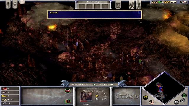 Age of Mythology Mod Legends of the Third Age: Fellowship of the Ring Campaign 2. The Fall of Sauro смотреть онлайн