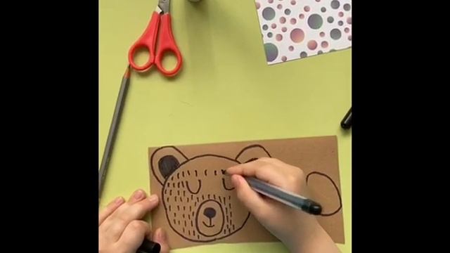 Спящий Мишка- аппликация 5D смотреть онлайн