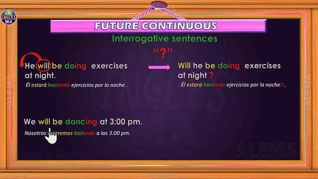 Futuro Continuo En Ingles O Futuro Progresivo - Oraciones Con Future Continuous | Lección # 34 смотреть онлайн