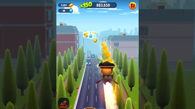 Talking Tom Gold Run - Super Tom - Superhero - Cat Game - Heroic -Gameplay смотреть онлайн