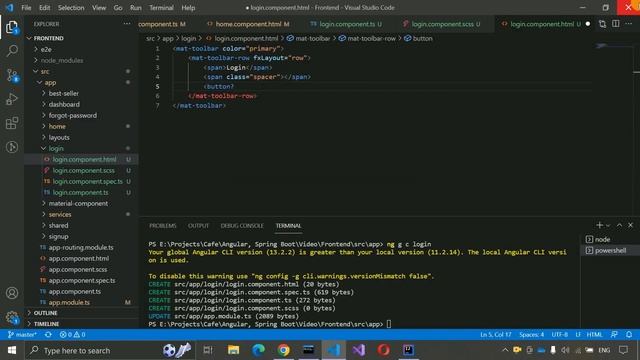 12. Cafe Management System - Login Page (Angular, Spring Boot - Java, MySQL Database) смотреть онлайн