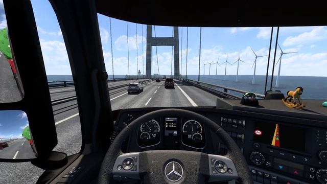 Euro Truck Simulator 2 1.43 Негабаритный груз. смотреть онлайн