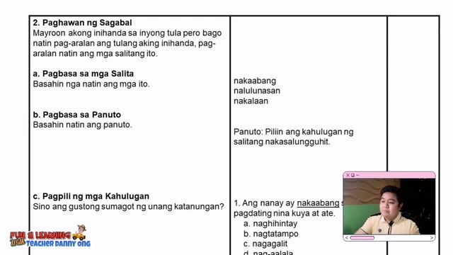 (PART 1) PAANO GUMAWA NG LESSON PLAN SA FILIPINO | WITH DEMO TEACHING смотреть онлайн