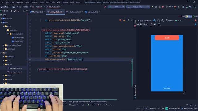 ASMR Programming - Memory Game with Kotlin - No Talking смотреть онлайн