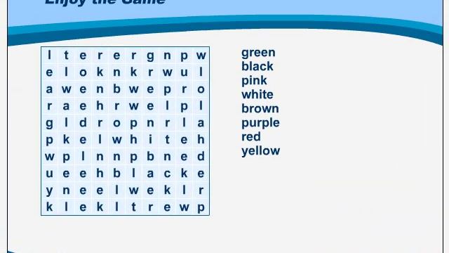 Word Search - VocabularySpellingCity Games смотреть онлайн