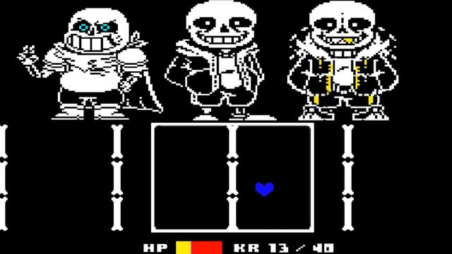 Undertale - Sans Time Trio Fight [Scratch] - (-QmLer)