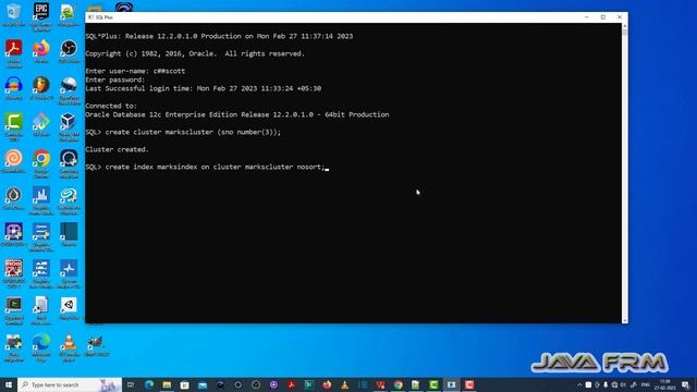 ORA-01716: NOSORT may not be used with a cluster index - Oracle Database 12c Error Messages смотреть онлайн