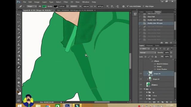 Vector Art Effect Photoshop 2021 | Vector Illustration Effect part 2 | Shakib 21 Graphic Design смотреть онлайн