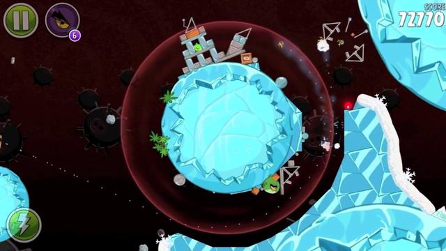 Angry Birds Space Danger Zone Level D-3 3 stars Walkthrough [HD] смотреть онлайн